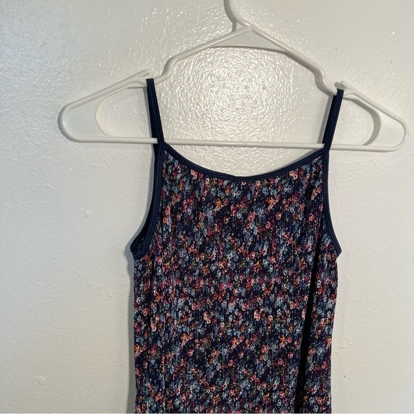 Knit Works Ribbed Tank Top Navy Floral - Picture 6 of 9